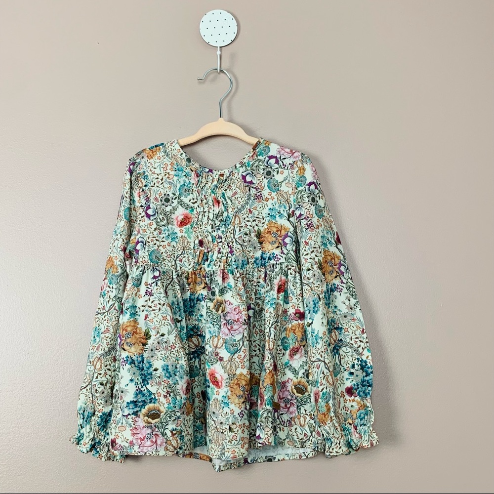 Floral paisley printed shirt